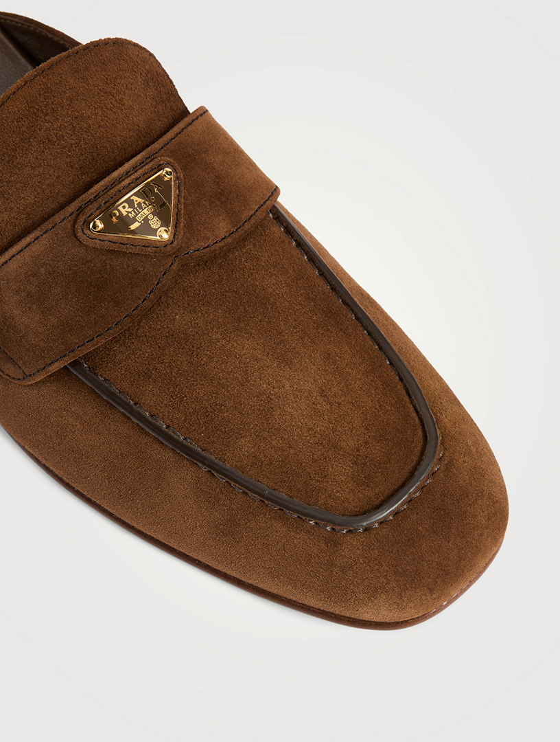 ローファー・オックスフォード PRADA | Suede sabots 1S430N_054_F0379_F_020 PRADA | Suede sabots 1S430N_054_F0379_F_020 (PRADA