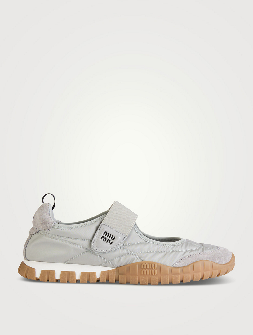 Tyre Technical Fabric Ballet Sneakers