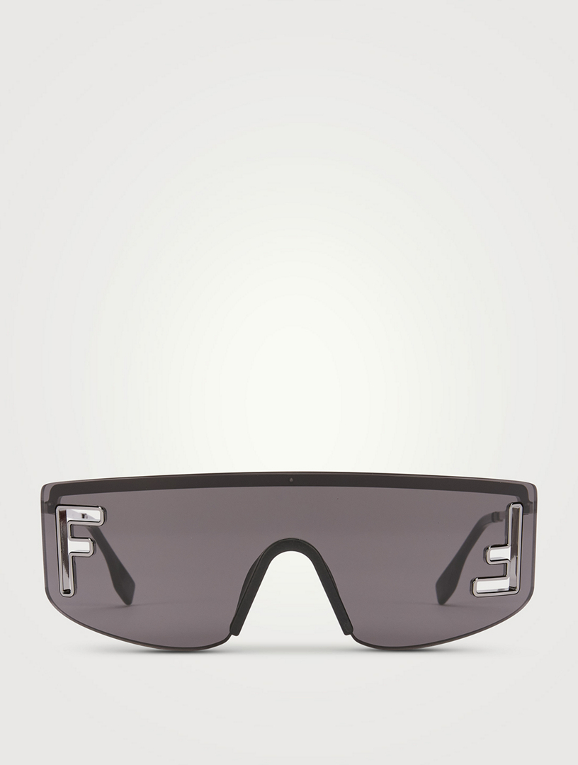 Lunettes de soleil à effet masque Fendi Sport
