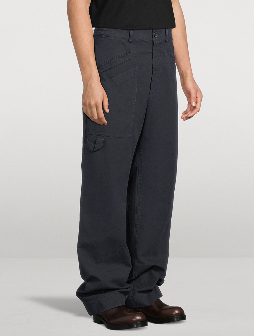 DRIES VAN NOTEN Pozier Cotton Workwear Pants | Holt Renfrew