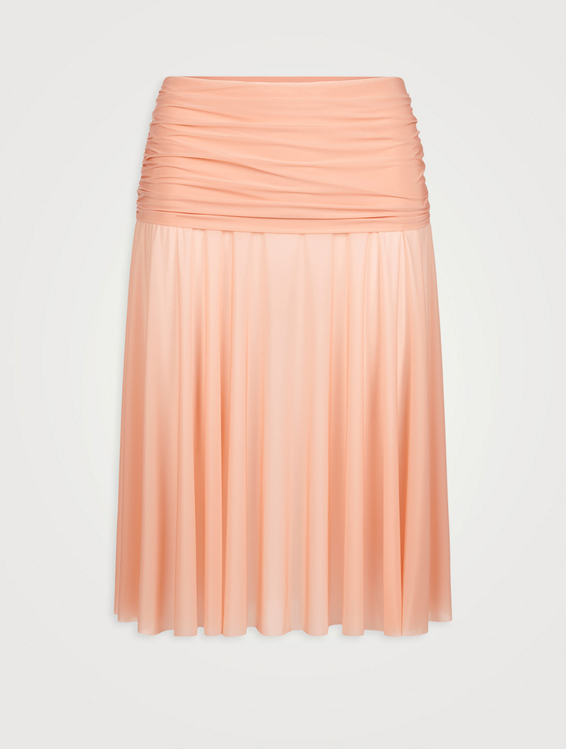 Milky Sheer Midi Skirt