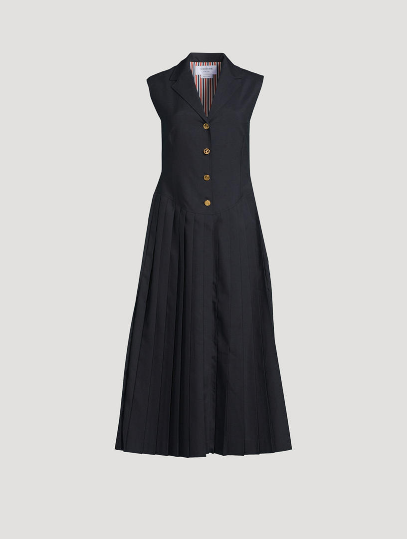 Sleeveless Shirt Dress