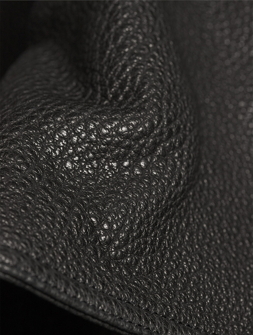 ACNE STUDIOS Double-Breasted Leather Jacket | Holt Renfrew