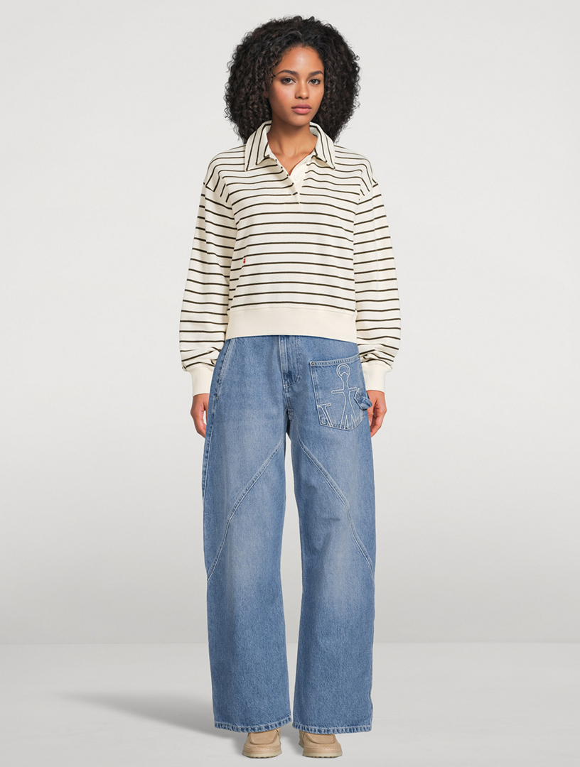 JW ANDERSON Polo Sweatshirt | Holt Renfrew