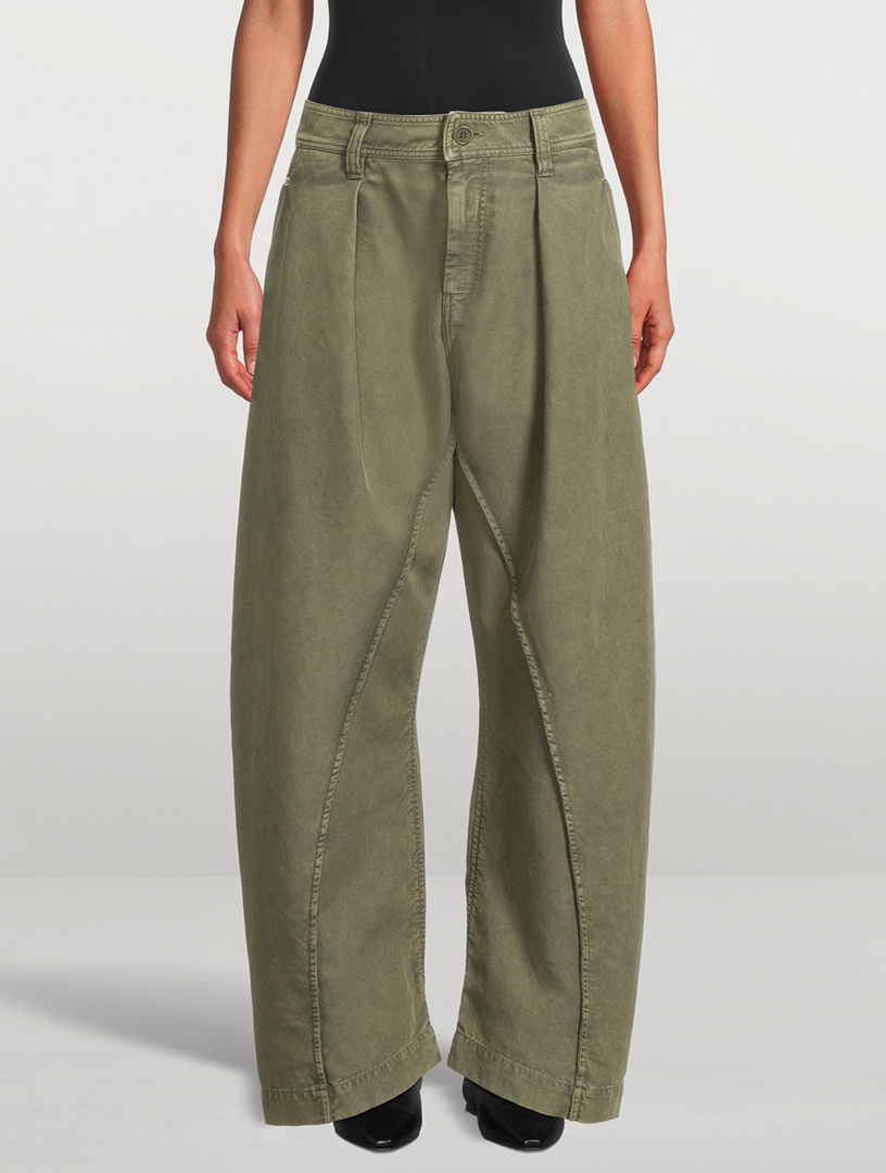 JW ANDERSON Twisted-Seam Wide-Leg Trousers | Holt Renfrew