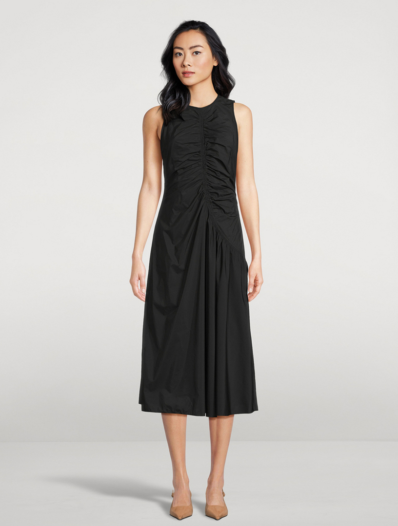 THEORY Ruched Midi Dress | Holt Renfrew