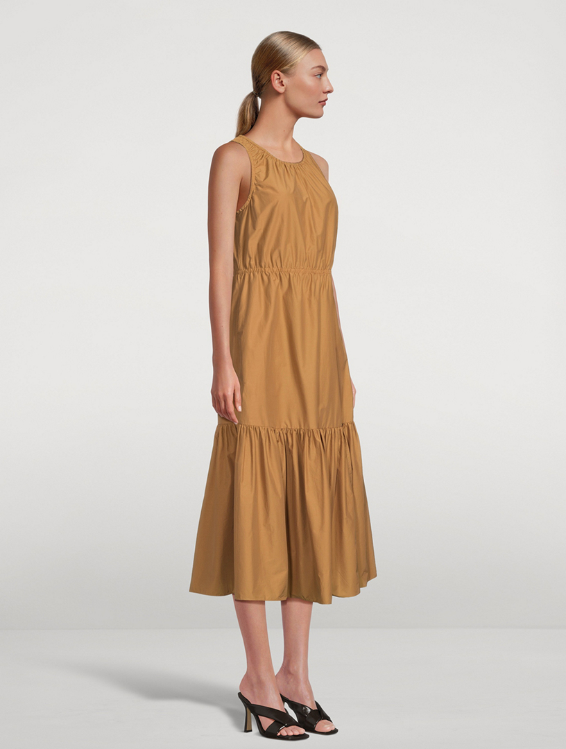 THEORY Tiered Midi Dress | Holt Renfrew