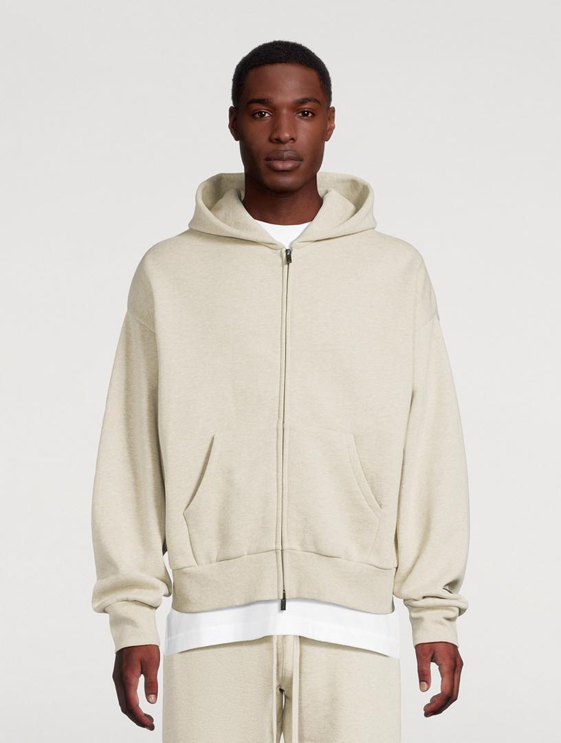 FEAR OF GOD ESSENTIALS Classic Fleece Zip Hoodie | Holt Renfrew