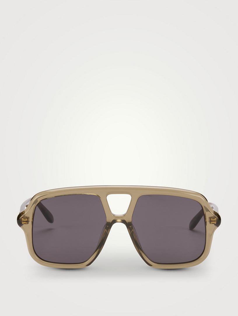 LOEWE Slim Aviator Sunglasses | Holt Renfrew