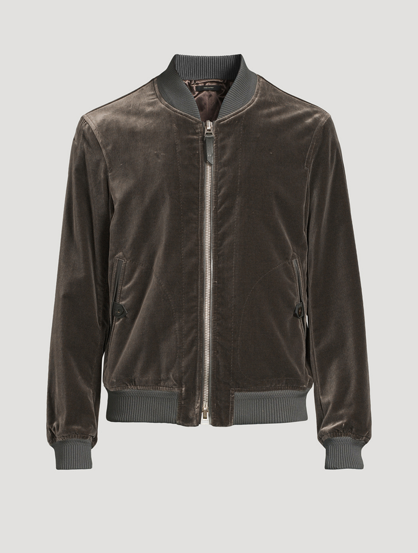 TOM FORD Velvet Blouson Jacket Holt Renfrew