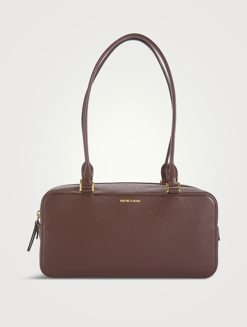 Boxy Leather Shoulder Bag