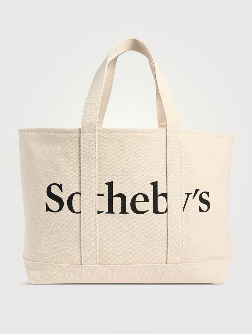 FRAME x Sotheby's Canvas Tote Bag