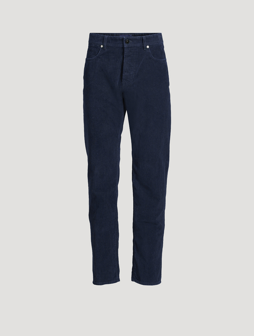 Corduroy Straight-Leg Jeans