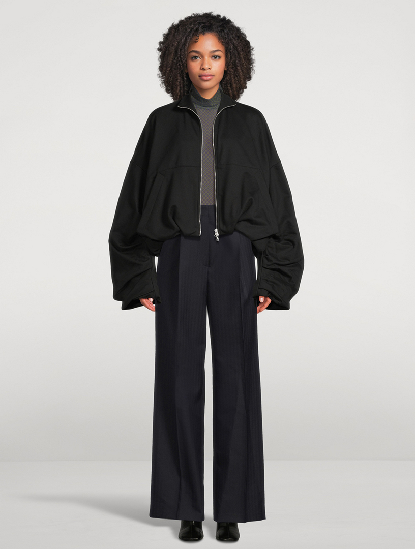 初期 90SDRIES VAN NOTENフルジップアルパカニットブルゾン 初期 90SDRIES VAN NOTENフルジップアルパカニットブルゾン