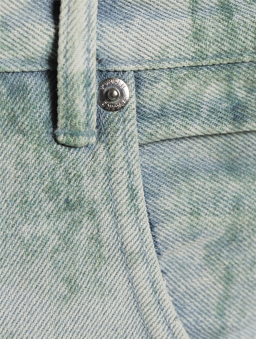 Jean Acne Studios Jambes Larges Évasé Bleu Indigo Teinte Violette - Taille 24/32 - Neuf
