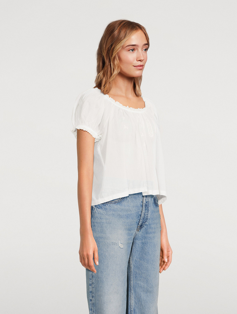 Frederica Cotton Voile Blouse