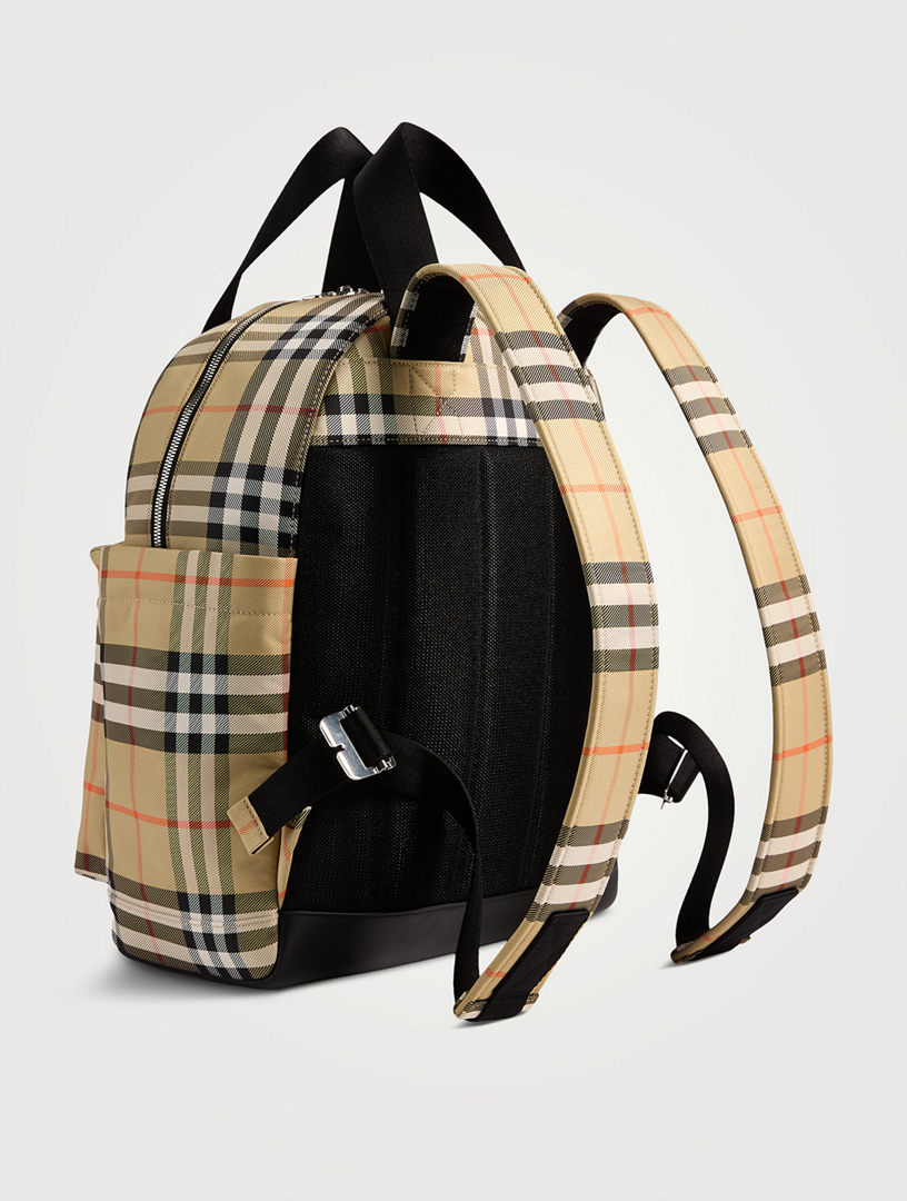 BURBERRY Check Baby Changing Backpack | Holt Renfrew