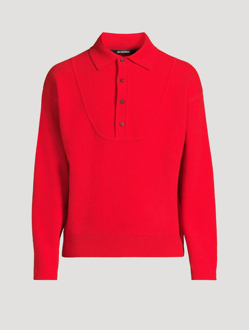 The Pallone Wool Polo Sweater