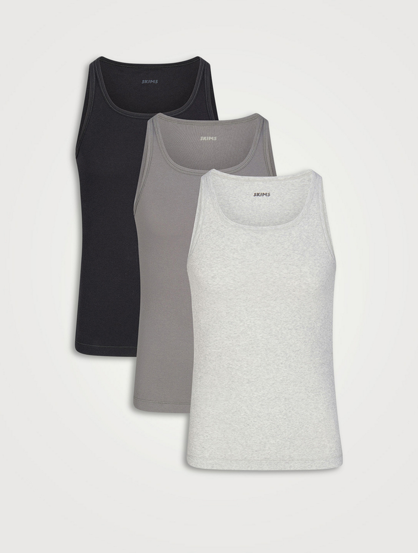 SKIMS Cotton Rib Tank 3-Pack