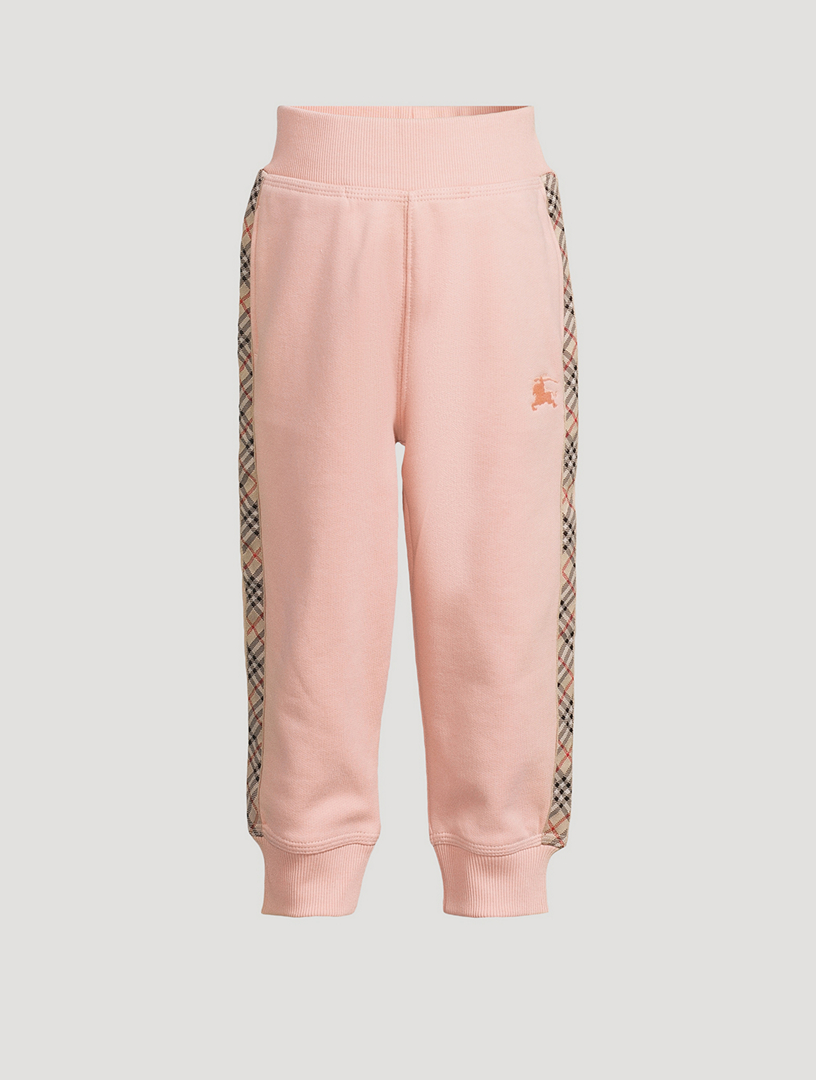 Pantalon de jogging en coton à carreaux