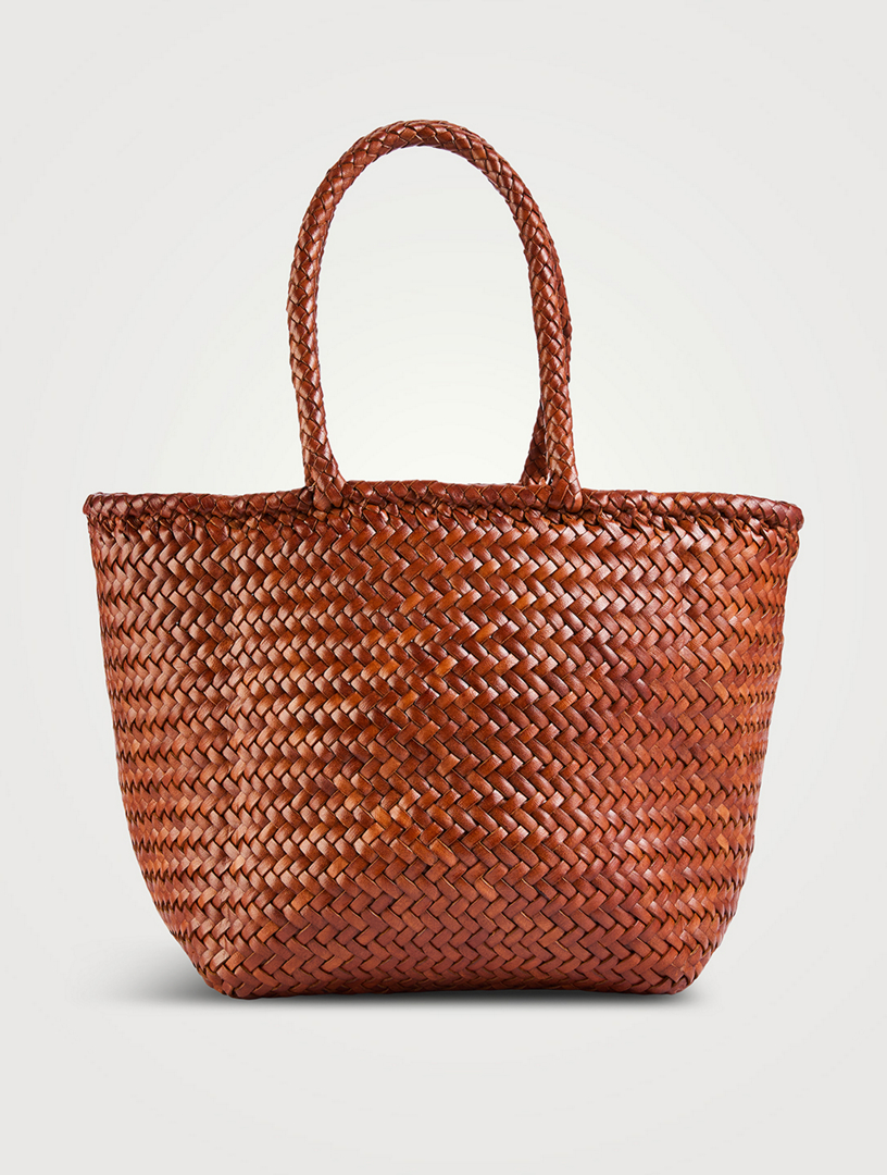 DRAGON DIFFUSION Small Grace Leather Basket Bag | Holt Renfrew