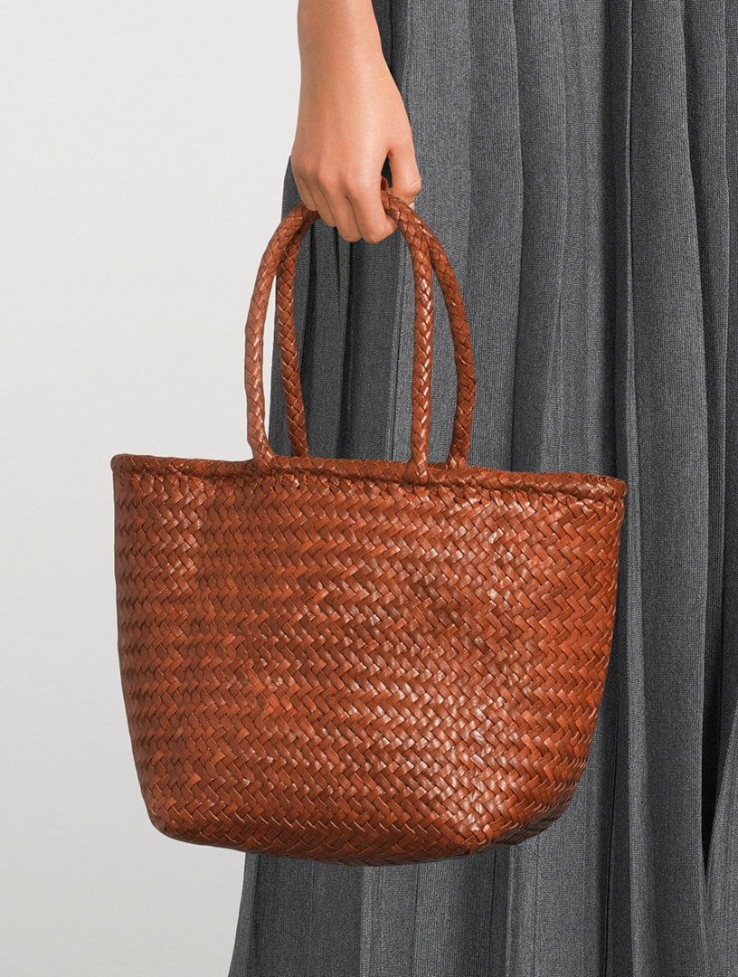 DRAGON DIFFUSION Small Grace Leather Basket Bag | Holt Renfrew