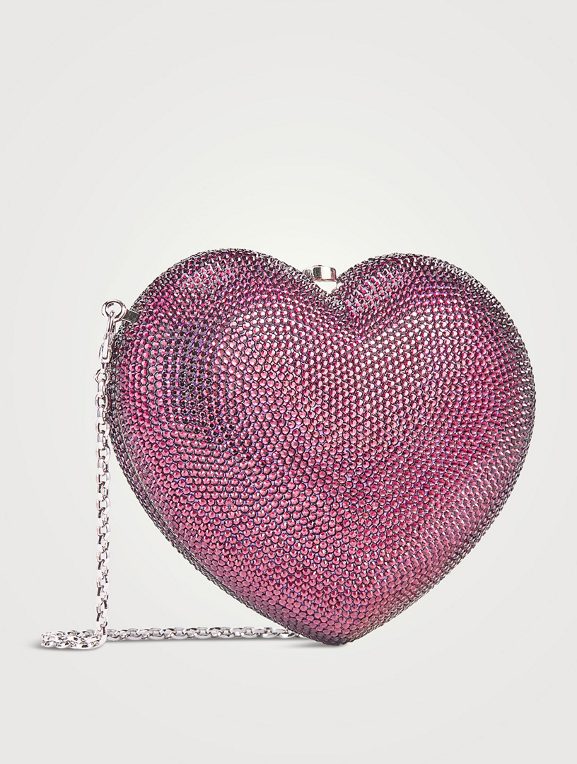 L'Amour Petit Coeur Crystal Clutch