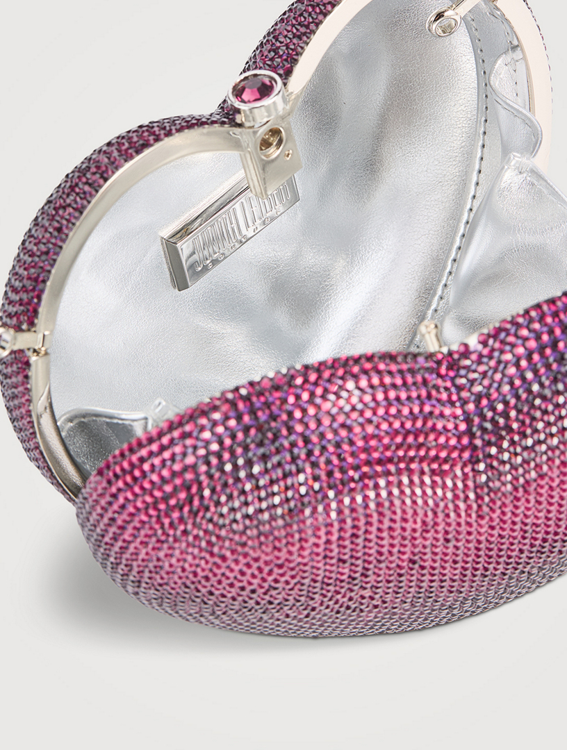 L'Amour Petit Coeur Crystal Clutch