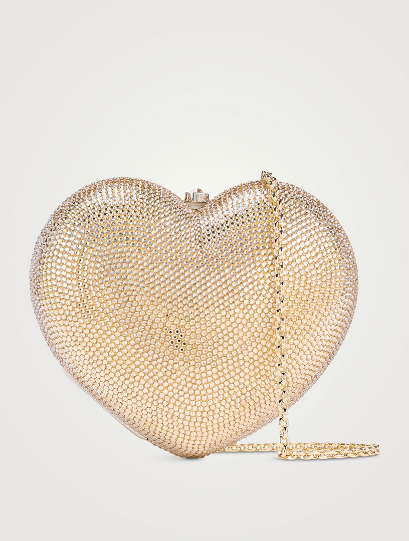 L'Amour Petit Coeur Crystal Clutch