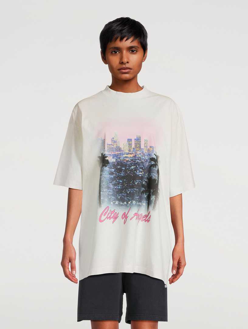 【送料関税込み】BALENCIAGA CITY OF ANGELS T-SHIRT BALENCIAGA City Of Angels T-Shirt | Holt Renfrew