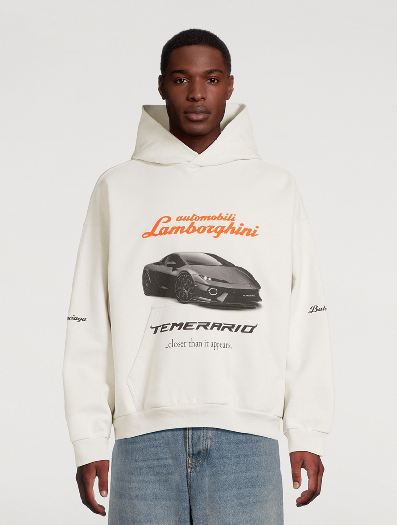 ☆要在庫確認☆ BALENCIAGA AUTOMOBILI LAMBORGHINI HOODIE balenciaga-1083-L-Automobili-