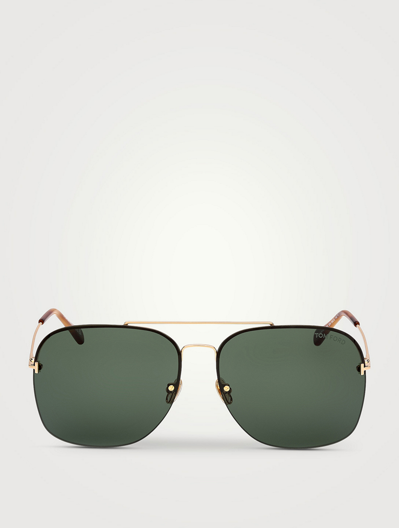 Lunettes de soleil de style aviateur Mackenzie