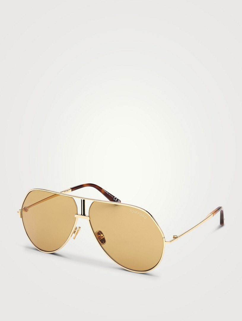 リッキートム TOM FORD Rickie Aviator Sunglasses | Holt Renfrew
