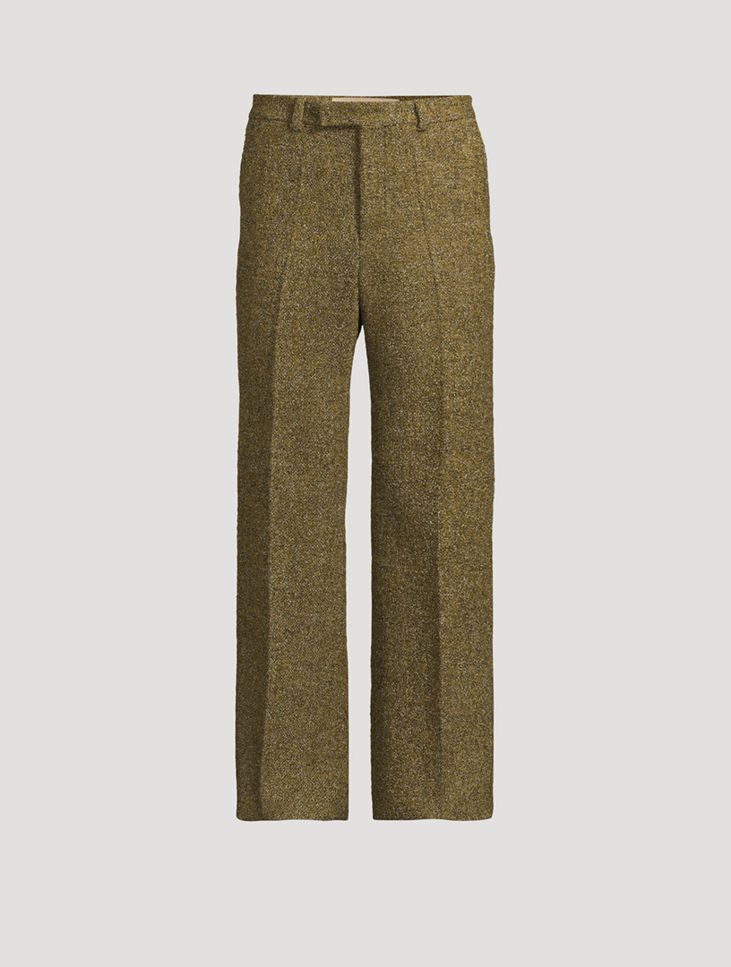 THE ROW Mikeno Wool Pleated Pants | Holt Renfrew