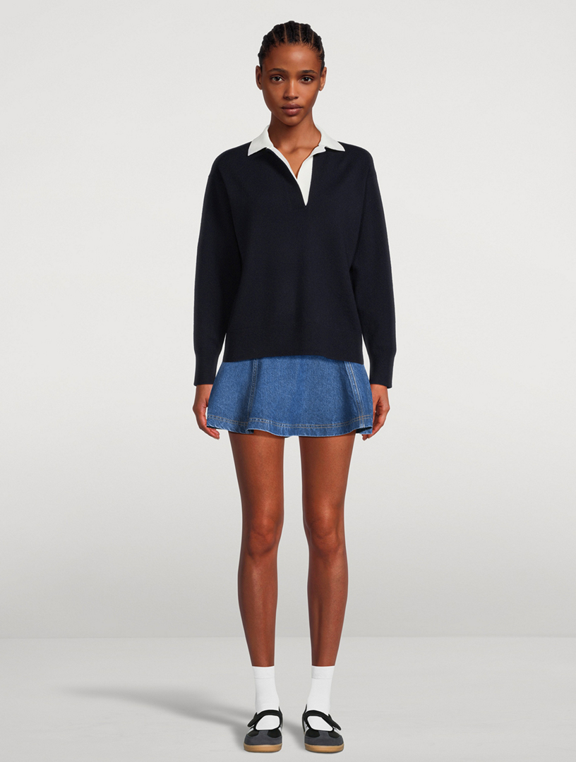 REFORMATION Bentley Denim Mini Skirt | Holt Renfrew