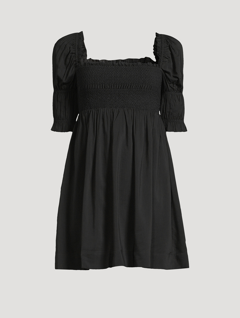 ALAÏA Robe patineuse en maille pailletée | Holt Renfrew