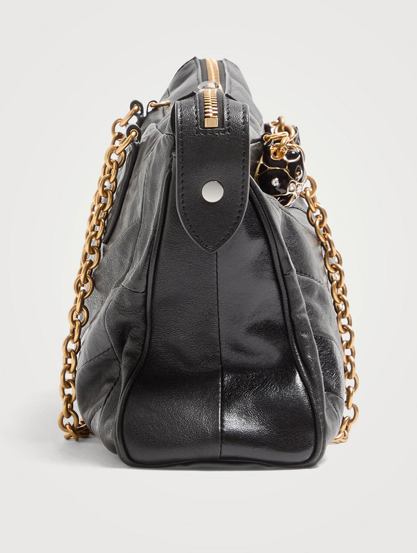 VALENTINO GARAVANI Panthea Patchwork Leather Shoulder Bag | Holt