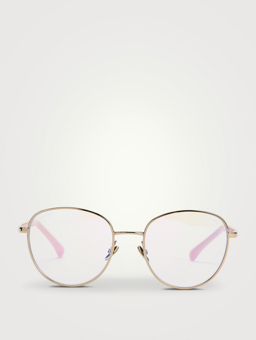 Lunettes optiques à monture ronde