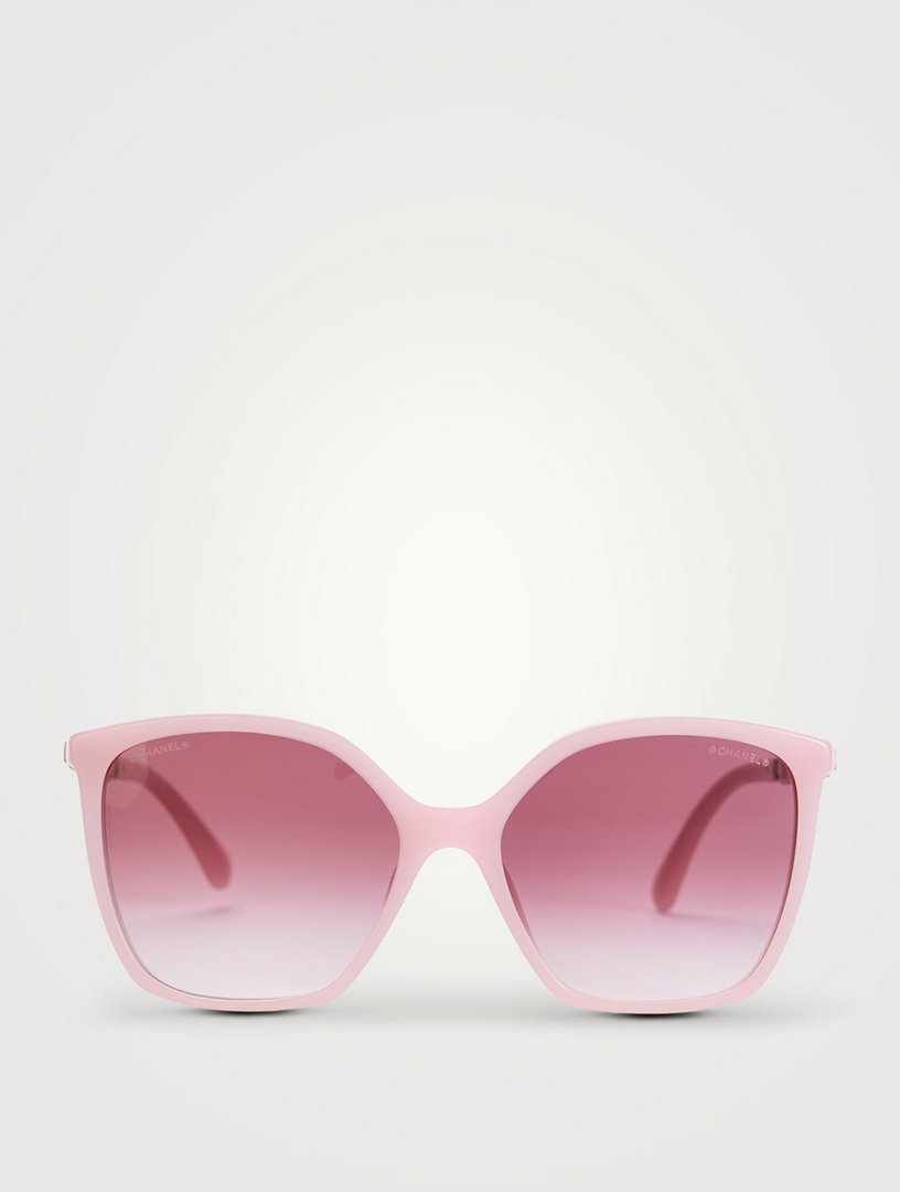 Lunettes de soleil à monture carrée