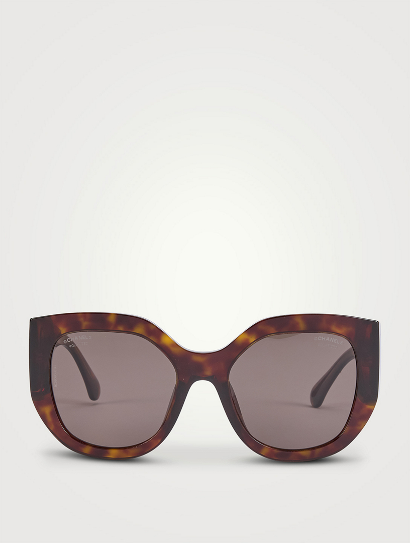 Lunettes de soleil à monture œil-de-chat