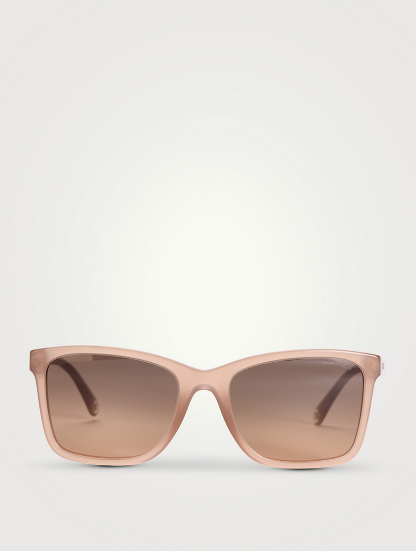 Lunettes de soleil à monture carrée