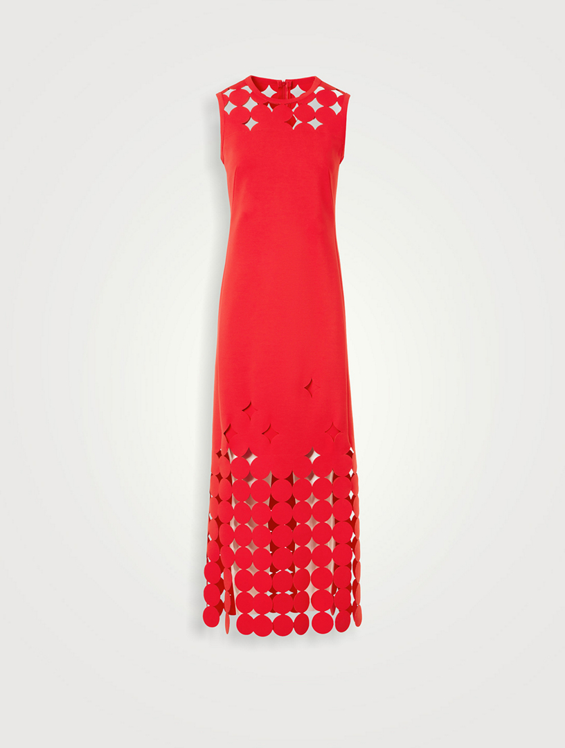 Jersey Dot Midi Dress