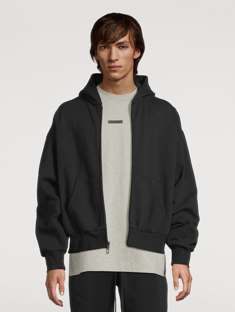 FEAR OF GOD ESSENTIALS Classic Fleece Zip Hoodie | Holt Renfrew