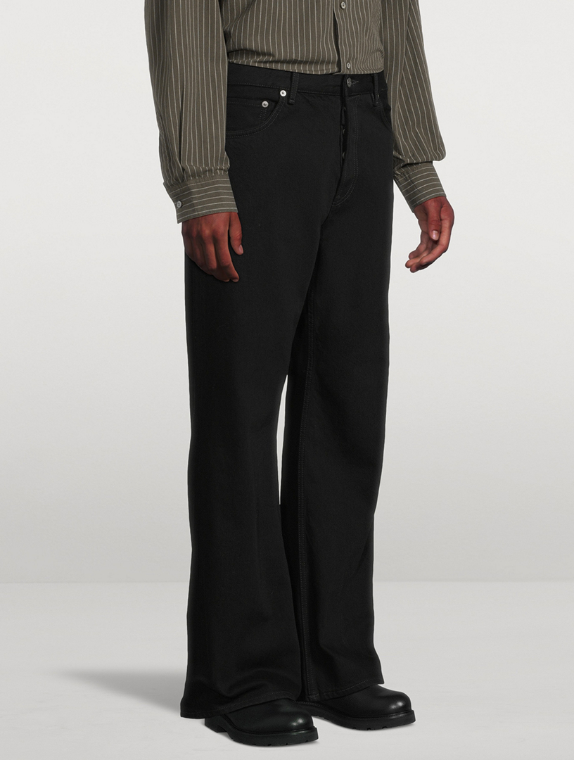 【関税・送料込み】Acne Studios Wide leg jeans ◇Acne Studios◇Distressed wide-leg ジーンズ 送料込 (Acne