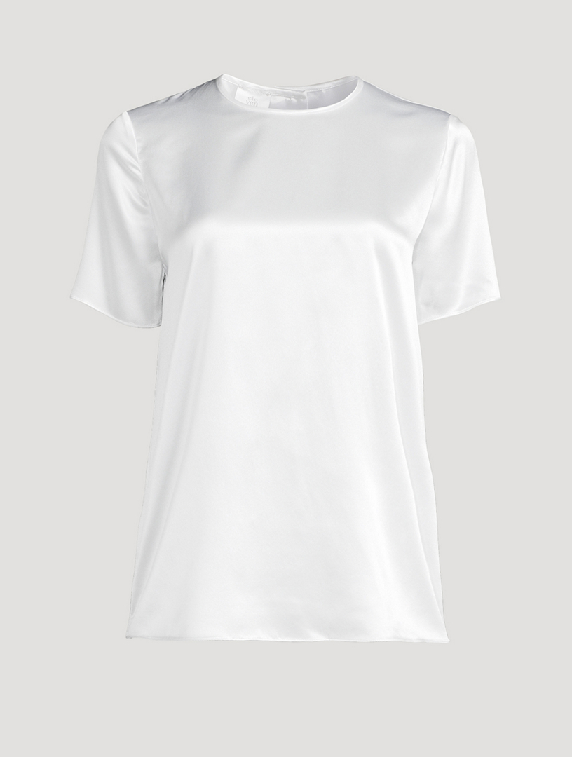 BURBERRY Check Pocket Cotton T-shirt | Holt Renfrew