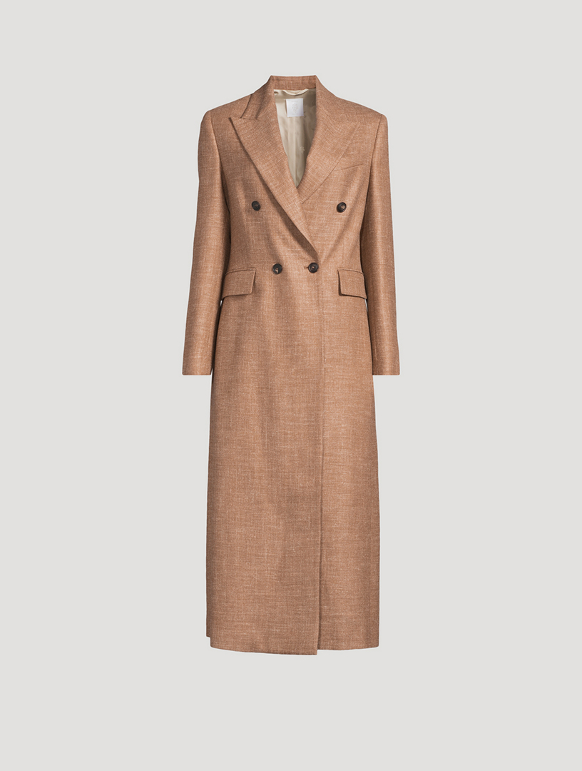 【BRUNELLO CUCINELLI 】double cloth caban coat Brunello Cucinelli Double Cloth Caban Coat - Blue