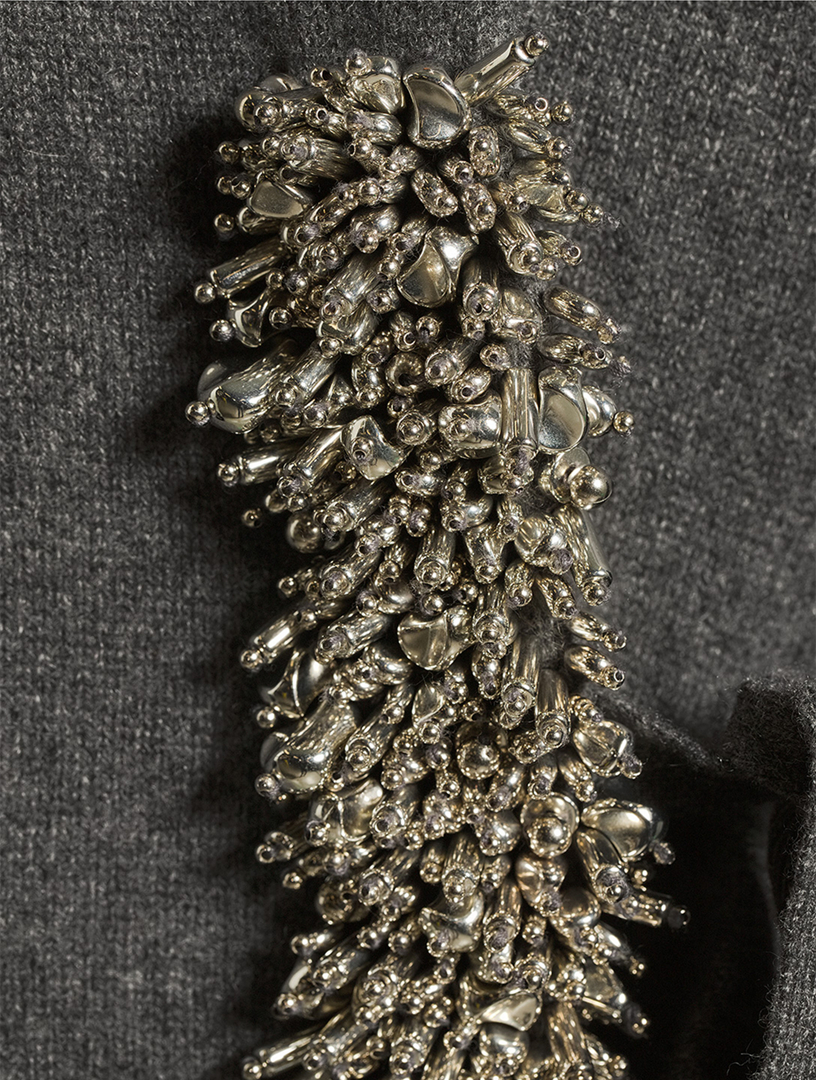 DRIES VAN NOTEN Tiah Embellished Cashmere Wrap Cardigan | Holt Renfrew
