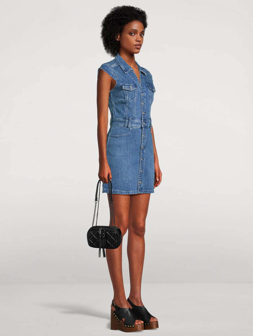 PAIGE Jaxsyn Denim Shirt Dress | Holt Renfrew