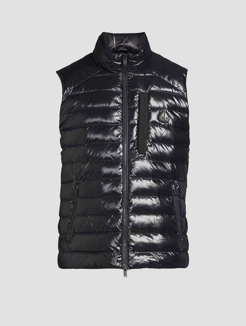 MOOSE KNUCKLES Shiny Atrium Down Vest Holt Renfrew