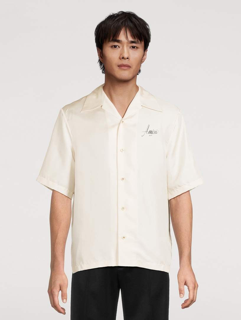 AMIRI AMIRI Hotel Silk Bowling Shirt | Holt Renfrew